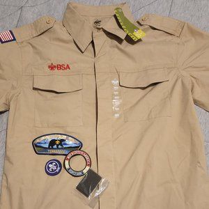 Brand NWT boy scout shirt